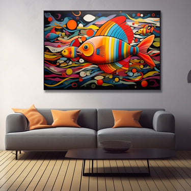 Rainbow Fish Painting